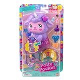 Polly Pocket Owieczkorożec – Kraina snów Zestaw kompaktowy z 1 mikrolalką, figurką jednorożca i akcesoriami, JCB15
