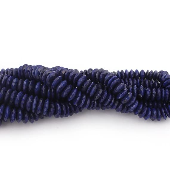 Lapis-lazuli perles rondelles pour réparer un collier ancien ou fabriquer des bijoux personnalisés