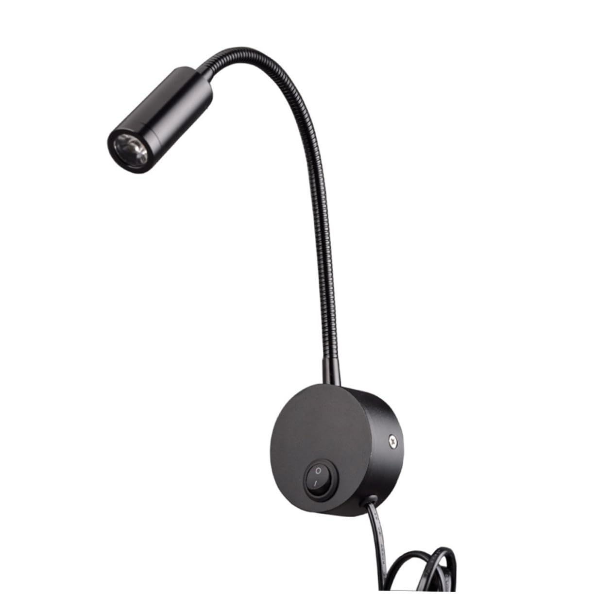 Baluue 2 Lámparas de Lectura LED con Manguera Flexible para Pared, Iluminación Ajustable para Dormitorio y Lectura Nocturna