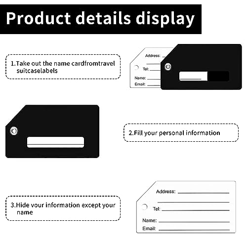 4 Pack Initial Luggage Tag for Suitcase, Colored Letter Silicone Bag Tags Identifiers Privacy Cover ID Label with Durable Steel Loop for Women Men Kids Girls Travel, Letter M4