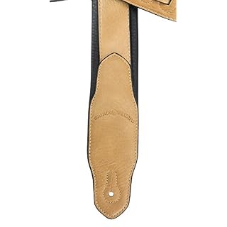 Walker & Williams G-101 Selle Tan Sangle de guitare avec dos Cuir rembourré Gant - Les Beatles, Paul McCartney, John Lennon, RIngo Starr, George Harrison Walker & Williams G-101 Selle Tan Sangle de guitare avec dos Cuir rembourré Gant – Image 5