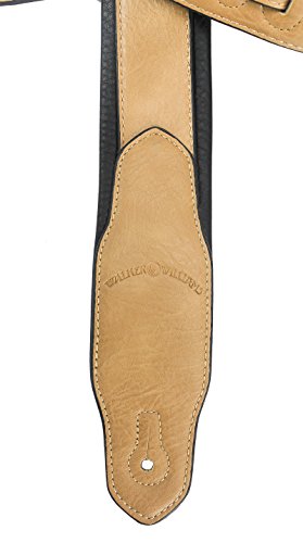 Walker & Williams G-101 Selle Tan Sangle de guitare avec dos Cuir rembourré Gant - Les Beatles, Paul McCartney, John Lennon, RIngo Starr, George Harrison Walker & Williams G-101 Selle Tan Sangle de guitare avec dos Cuir rembourré Gant – Image 6
