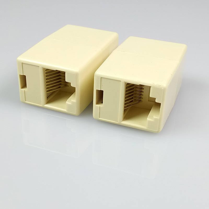 100pcs/lot Newtwork Ethernet LAN Cable Coupler Connector RJ45 CAT 5 5E Extender Plug Adapter Factory