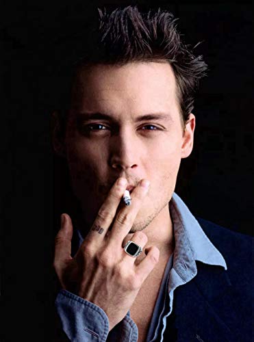 Finrezio 3 Pezzi Anelli in Acciaio Inossidabile