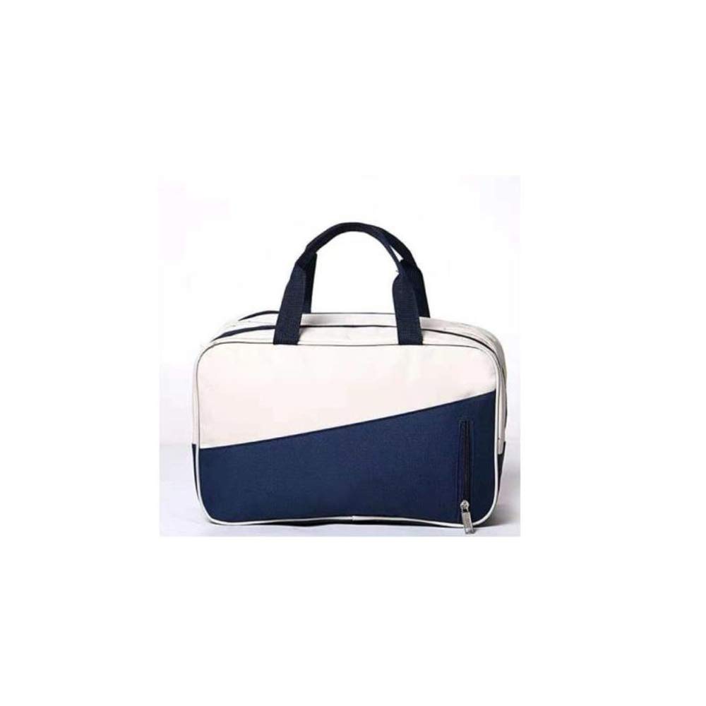Sac de natation étanche REYG bleu marine et beige avec séparation humide et sèche