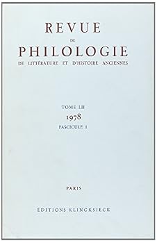 Paperback Revue de Philologie 1978/T52,1 [French] Book