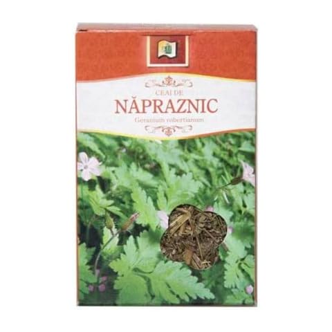 100% Natural Herb Robert Sao Roberto, Geranium Robertianum - Loose Leaf Tea Remedy - Minimal Handling Unpasteurised Small Batch - Sustainable Straight from Source Non GMO European Cranesbills Cover