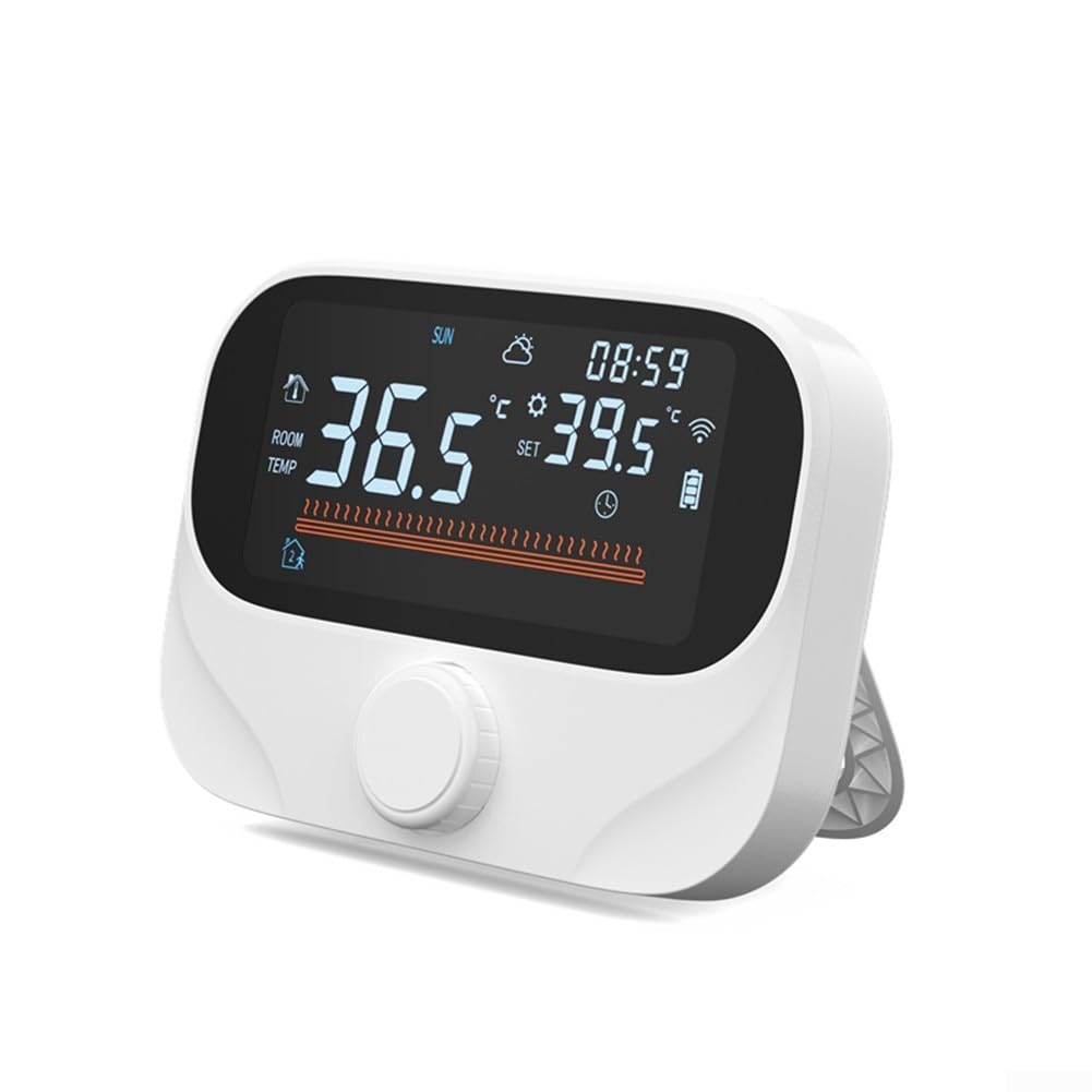 Termostato digital RF programable para habitación - Receptor Combipack, termostato inalámbrico inteligente de caldera RF WiFi con aplicación para Smart Life (WiTH3-WIFI)