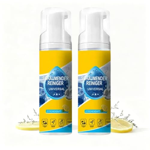 4-in-1 Mehrzweck-Reinigungsschaum 4in1 clean foam cleaner schaumreiniger Multi-Oberflächen-Schaumreiniger Reinigung Ohne Vorwaschen (2 Flaschen)
