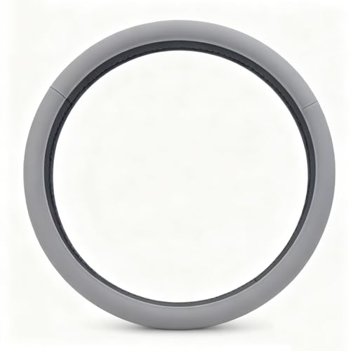 Capa de volante, couro de silicone antiderrapante e respirável, ajuste universal para carro, caminhão, SUV, fácil de instalar, aderência segura