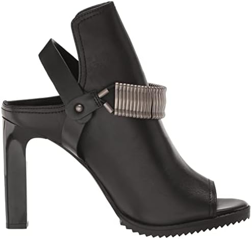 DKNY Women's Essential Open Toe Fashion Pump Heel Sandal Heeled, Black, 5 | Image 5