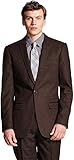 WD NY Black Men's Big & Tall Suit Jacket (X-Large Tall, Brown...