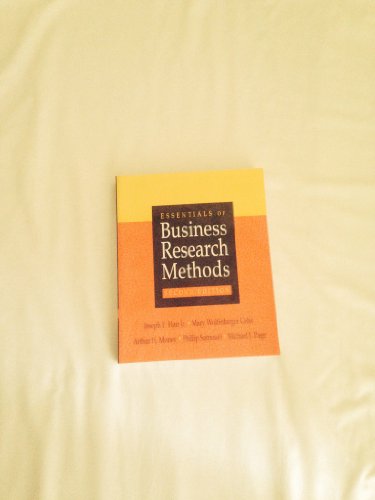 Essentials of Business Research Methods:2nd (Se... B0086PTLHY Book Cover