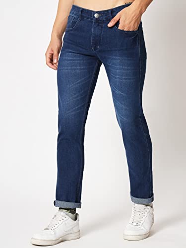 Image of RAGZO Jeans Pant for Men Slim Fit Stretchable Casual Look Breathable Fabric