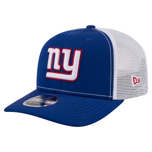 New Era Mens Royal New York Giants 9SEVENTY Trucker Adjustable Hat