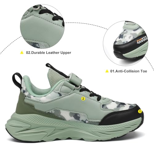 Dannto Kids Sneakers Boys Tennis Shoes Girls Running Breathable Sports Walking Athletic Shoes for Little Kid/Big Kid4