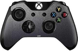 Skinit Decal Gaming Skin Compatible with Xbox One Controller - Originally Designed Brushed Steel Texture Design
