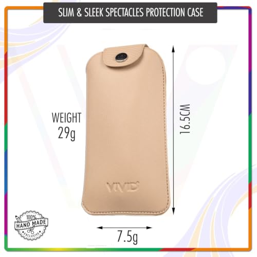 Image of Unisex Specs Self Button Eyewear Dabbi Artificial Leather Soft Case Cover