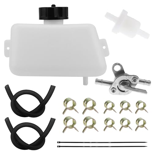 PRO BAT Petrol Fuel Tank + Inline Shut Off Valve Petcock + Filter Hose Line
