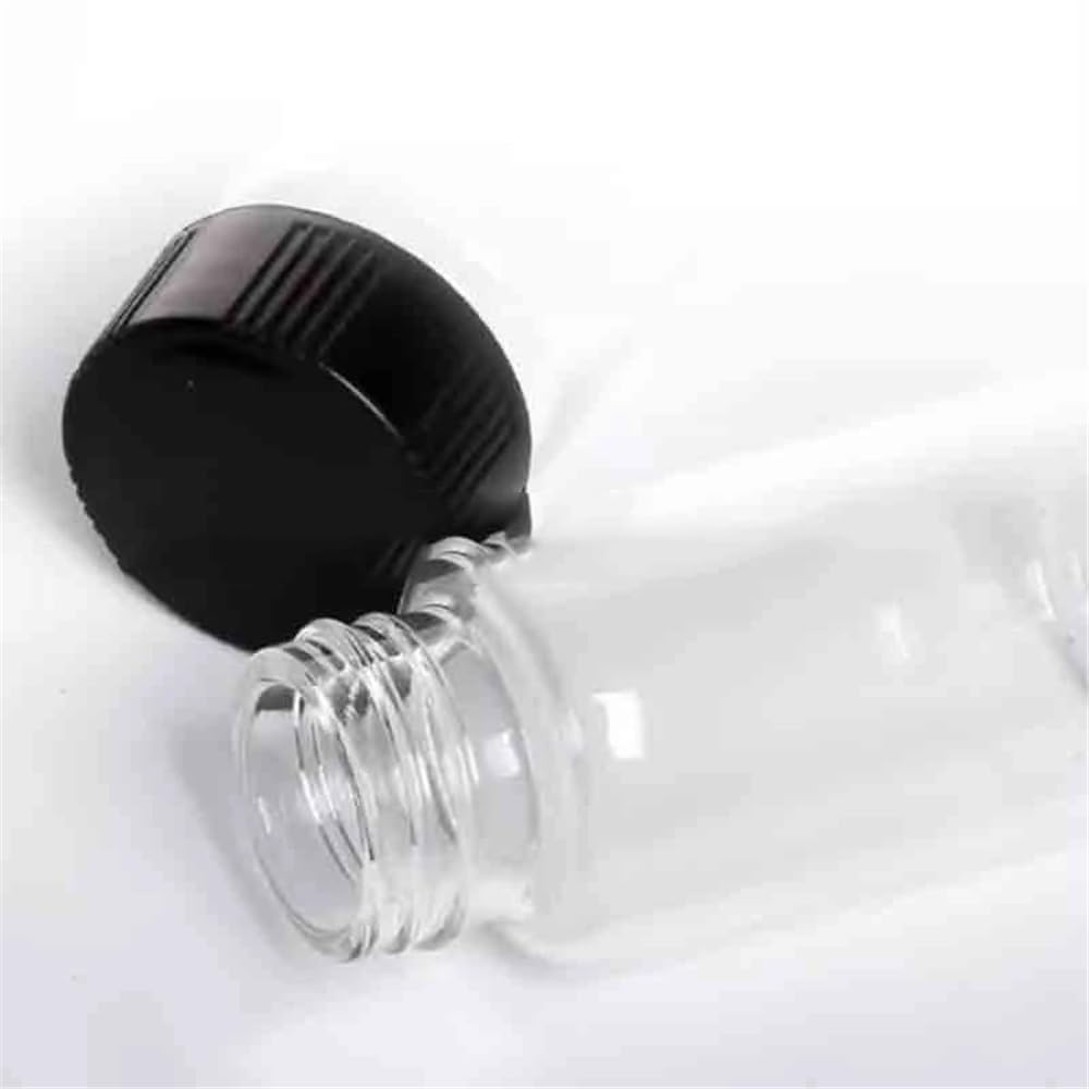 Vetreria da laboratorio Flacone for reagenti da laboratorio in vetro trasparente con tappo a vite da 2 ml a 100 ml for esperimenti(2ml 100pcs)