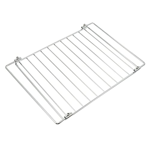 Milisten Rejilla Telescópica Inoxidable para Horno Eléctrico Resistente Altas Temperaturas Antiadherente y Antióxido Herramienta Práctica para Barbacoa y Costillar Compatible con Bandejas
