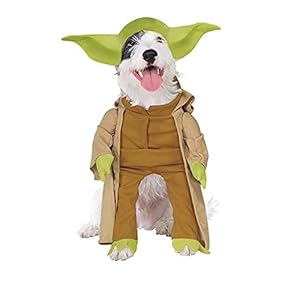 Rubies – Disfraz de Yoda Deluxe para mascota, Talla M perro ( 887893-M)