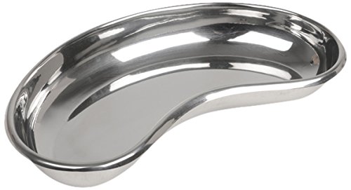 Gima S.P.A 26612 riñón de acero inoxidable plato, 280 mm x 141 mm x 33 mm