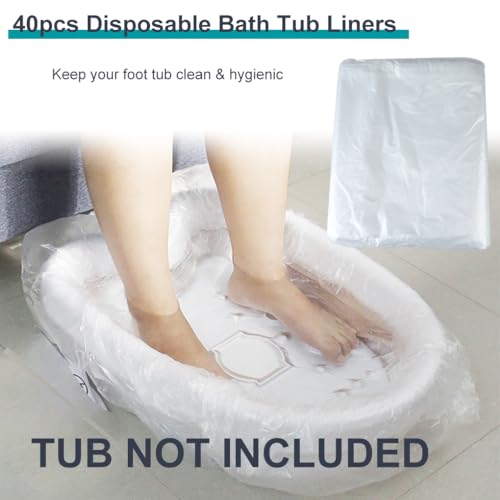 Máquina iónica para baño de pies desintoxicante con 40 fundas y 2 electrodos, sistema portátil para spa de pies para uso en casa, salón y club de spa miniatura 4