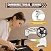 Leather Sewing Machine, 11.8 Inch Industrial Leather Sewings Machine DIY Manual Leather Sewing Machine with Double-headed Needle Plate Shoe Repair Machine for Leather Rubber Plastic Nylon Thread