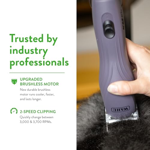 Wahl Pro Animal KM10+ Clipper con cable – Nueva hoja #10 Prime Series, tecnología pendiente de patente LOCKGUARD y diseño de carcasa con textura, cortapelos para gatos, perros y caballos, ligero, 2 - Imagen 7