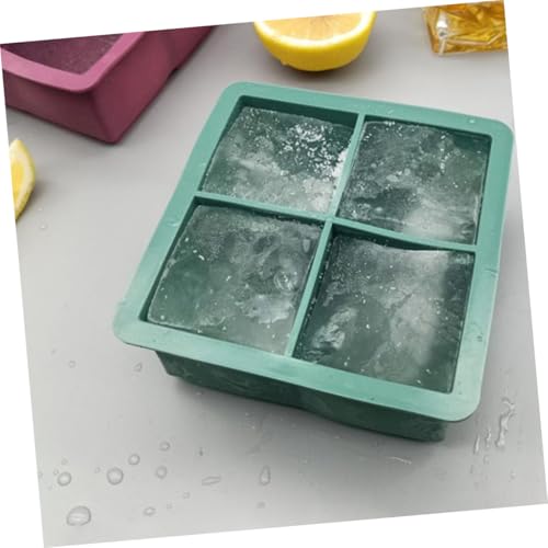 Bandeja de Hielo de Silicona con Tapa 2 Piezas Verde miniatura 4