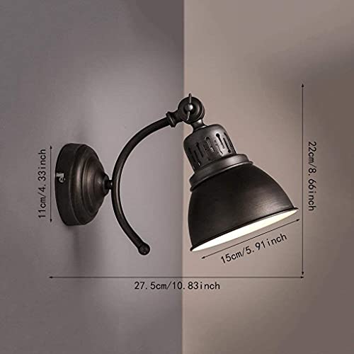 Lámpara de pared retro para iluminar con estilo tu dormitorio o pasillo 7