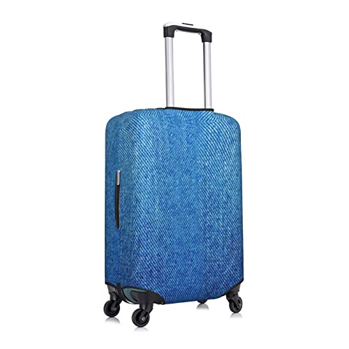 Travel Luggage Cover Denim BlueSuitcase Cover, Suitcase Protector for 18-32 In Large3