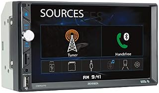Jensen CMR270 7 inch LED Digital Media Touch Screen Double Din Car Stereo