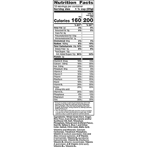 Image of Trix Breakfast Cereal, 6 Fruity Shapes, Made with Whole Grain, Large Size, 13.9 oz (Pack of 2)