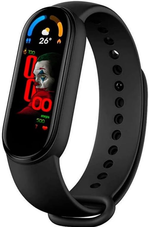 Drumstone (𝟏𝟓 𝐘𝐞𝐚𝐫𝐬 𝐖𝐚𝐫𝐫𝐚𝐧𝐭𝐲 M6 Activity Tracker Smart Band | Heart Rate, Steps & Calories Monitoring, Fitness Tracker for Men & Women, Lightweight & Comfortable for Daily Use