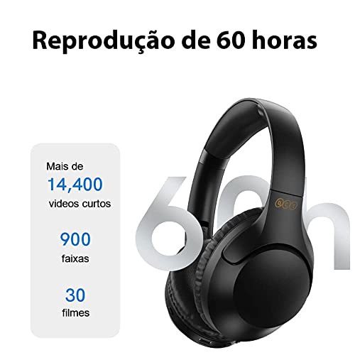 QCY H2 PRO Fone de Ouvido Bluetooth, Headphone Bluetooth 5.3 Headset, Conexão Multiponto Headphone,
