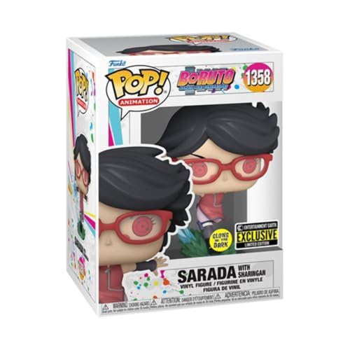 Funko Pop! Animación: Boruto - Sarada con Sharingan (Brilla en la Oscuridad)