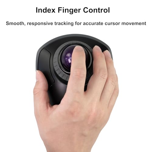 Image of SANWA 40mm /1.57in Trackball, Replacement Ball GMATB39, GMAWTB40, GMABTTB41, Kensington Orbit Fusion, and Other Compatible Trackball Mice, Glossy Purple