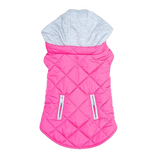 Weekender Dog Sweatshirt Hoodie (Medium, Pink)