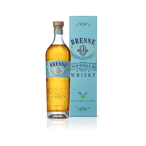 BRENNE - French Single Malt - Single Malt Whisky - 40% Alcool - Origine : France/Poitou-Charentes - Notes d'épices et de bois - A déguster pur - 70 cl