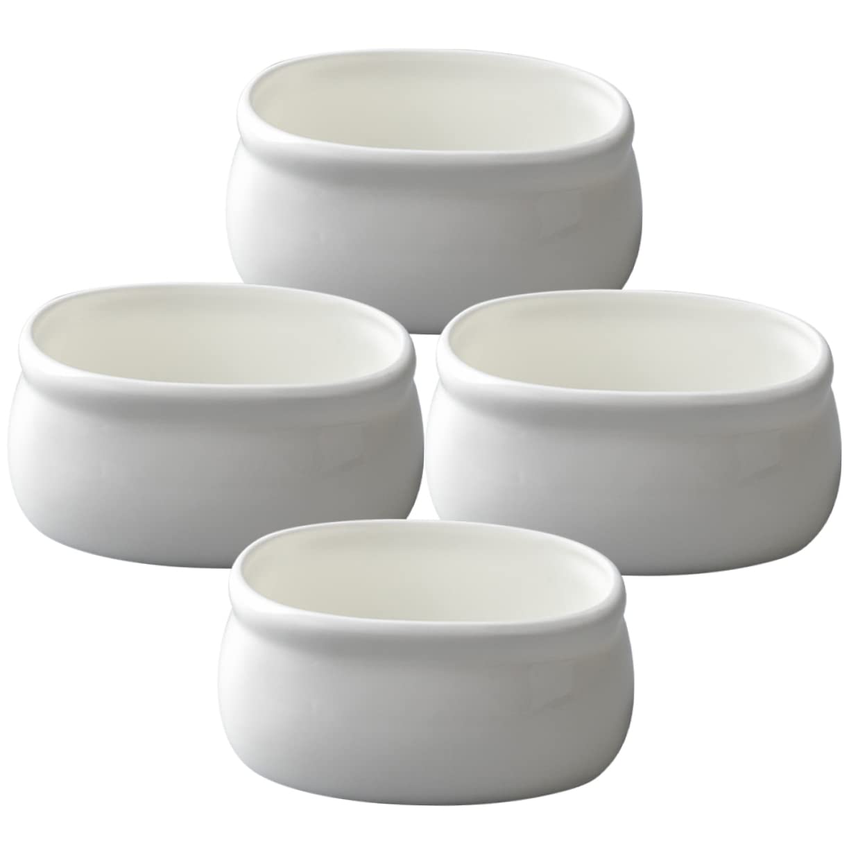 4pcs Ceramic Tea Bag Sugar Bowl Sugar Packets Sugar Packet Holder for Coffee Bar Candy Dispenser Sugar Jars Ceramic Sugar Bag Holder Sugar Bag Stand Tea Bag Holders White Ceramics NAMOARLY