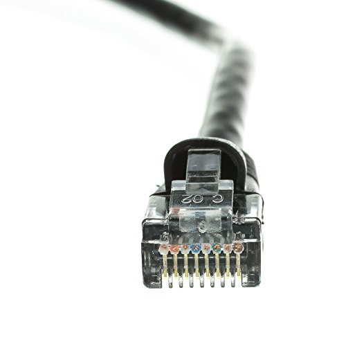 Cable Ethernet Cat5e UTP 22.86 m con conector RJ45 negro miniatura 4