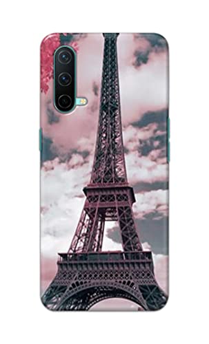 Image of Lovers Famous Place Eiffel Tower in Paris Hard Back Case Cover for OnePlus Nord CE 5G (2021), OnePlus Nord Core Edition 5G (2021) Back Cover -(J5) VNS2227