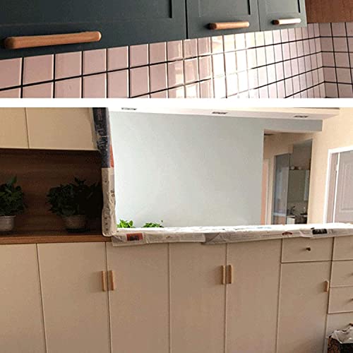 Tiradores de cajón de madera para armarios de cocina, pack de 3 pomos en D con tornillos 5