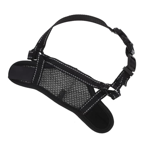 BCOATH Maulkorb Für Kleine Hunde Aus Polyestermaterial Anti-beiß Und Anti-Bell-Design Verstellbar Atmungsaktiv Mit Riemen Und Schnalle Für Spaziergänge s