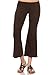 Zoozie LA Women's Culottes - Made in The USA Bell Bottoms Cropped Pants …