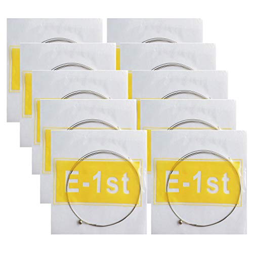 Acoustic Guitar High E Strings, Light Tension – Corrosion-Resistant Rust-Prevent Brass, Offers a