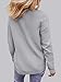 MEROKEETY Women's 2025 Fall Long Sleeve Oversized Crew Neck Solid Color Knit Pullover Sweater Tops, Grey S