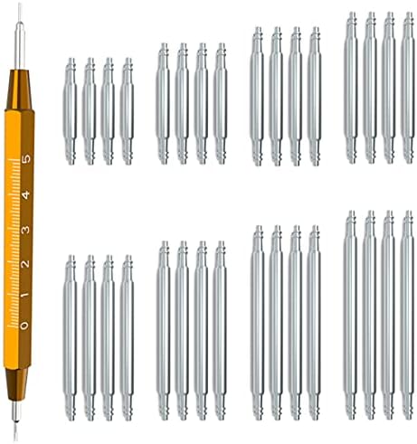 Wellfit Spring Bar Tool with 32pcs Heavy Duty Stainless Steel Watch Band Pins